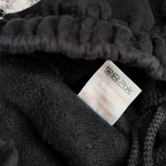 Unisex Goose Classic Fit Black Sweatpants - Picture 5 of 9